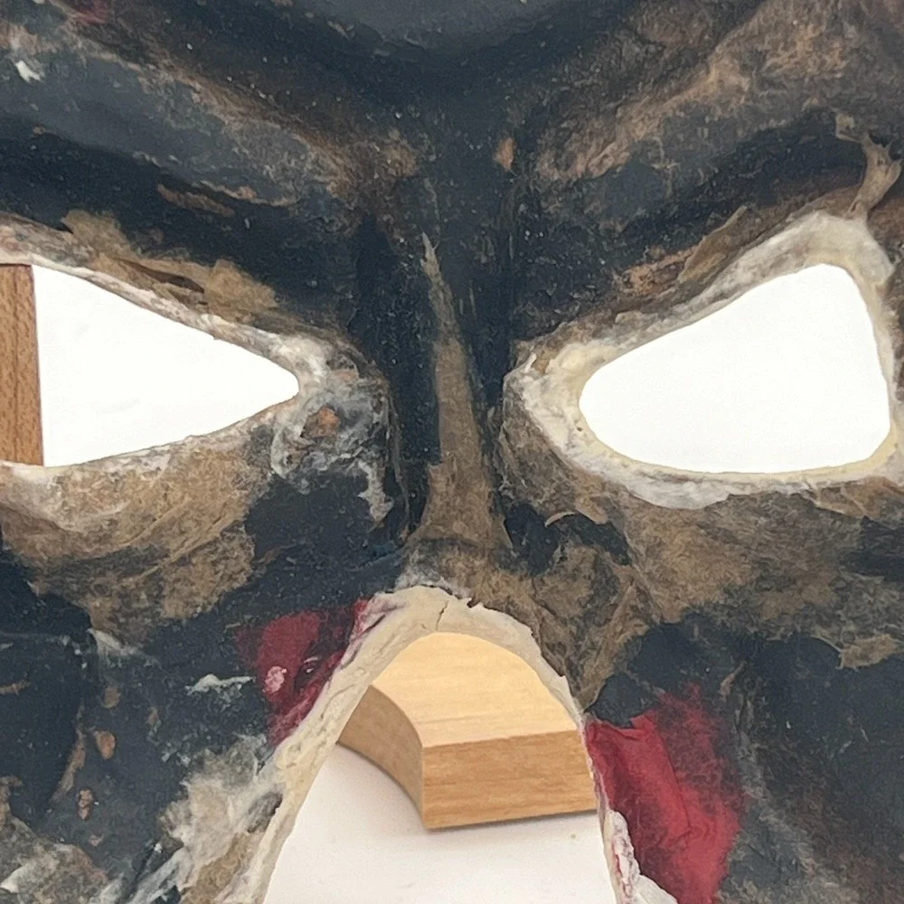 Artisan Crafted‎ Papier-mâché Mask Halloween Mardi Gras Wall Decor Theater